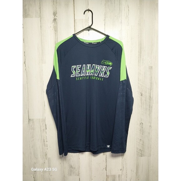 Fanatics Seattle Seahawks Mens Large Long Sleeve Shirt - Picture 1 of 7